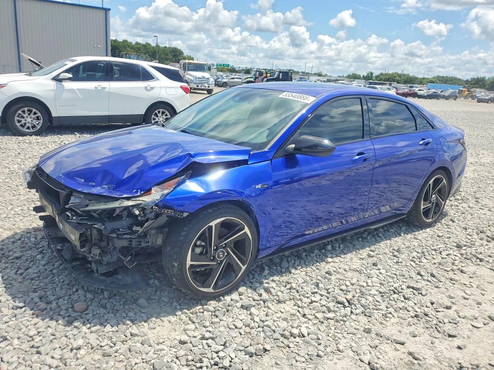 2022 Hyundai Elantra მანქანა იყიდება აუქციონზე, vin: KMHLR4AF3NU340381, აუქციონის ნომერი: 53540866