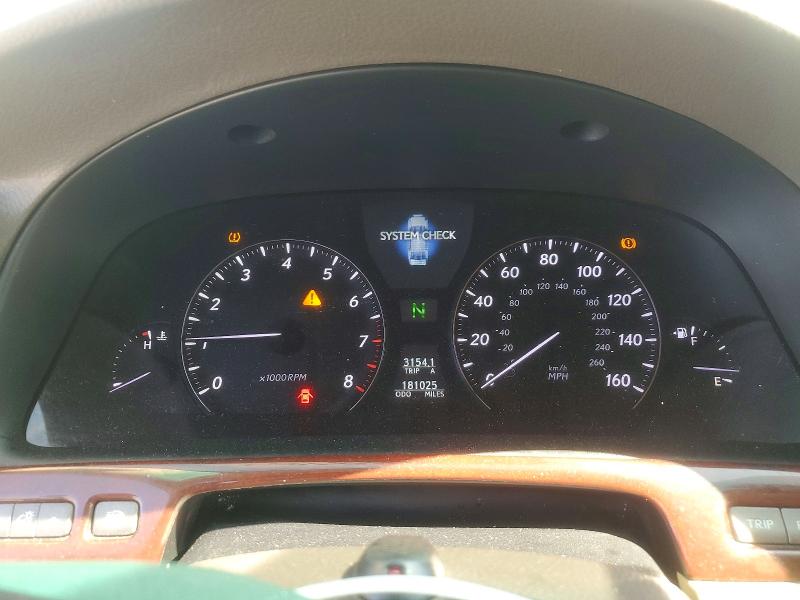 53246916 :رقم المزاد ، JTHBL46F075050511 vin ، 2007 Lexus Ls مزاد بيع