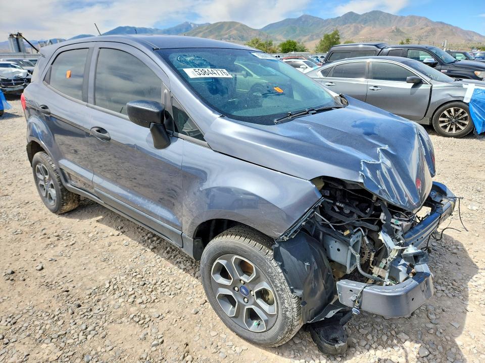 2020 Ford Ecosport მანქანა იყიდება აუქციონზე, vin: MAJ6S3FL5LC390755, აუქციონის ნომერი: 53844776