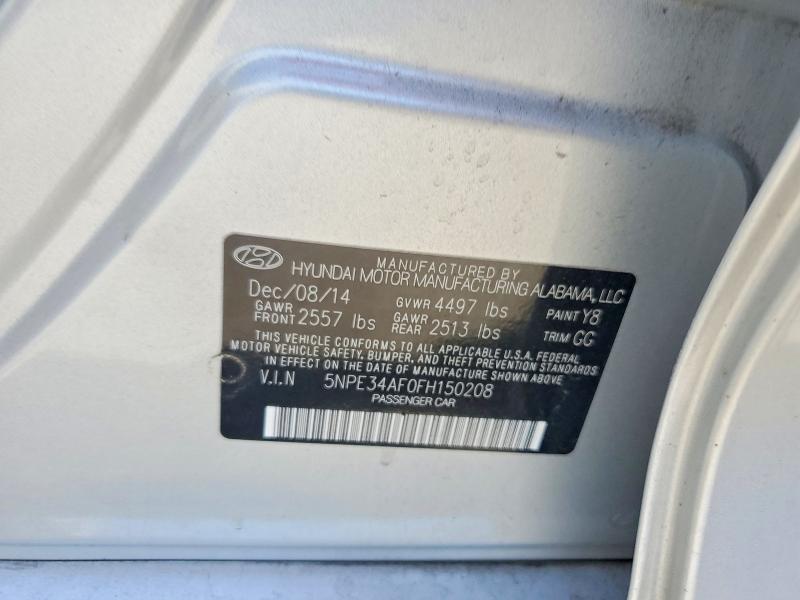 Продаж на аукціоні авто 2015 Hyundai Sonata, vin: 5NPE34AF0FH150208, номер лоту: 52889626