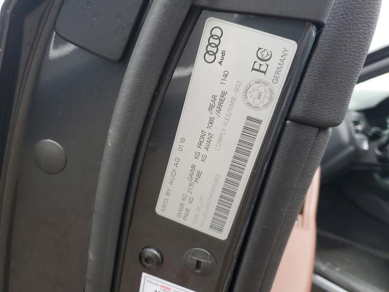 Aukcja sprzedaży 2017 Audi A4, vin: WAUBNAF47HN005363, numer aukcji: 52358576