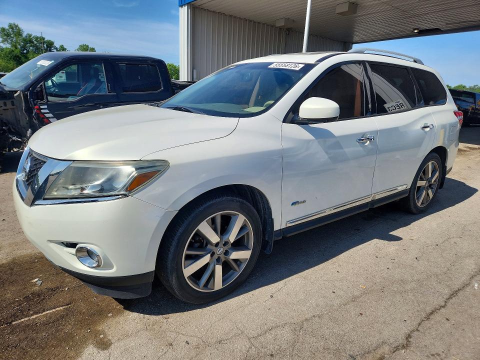 55558126 :رقم المزاد ، 5N1CR2MM2EC643074 vin ، 2014 Nissan Pathfinder Hybrid مزاد بيع