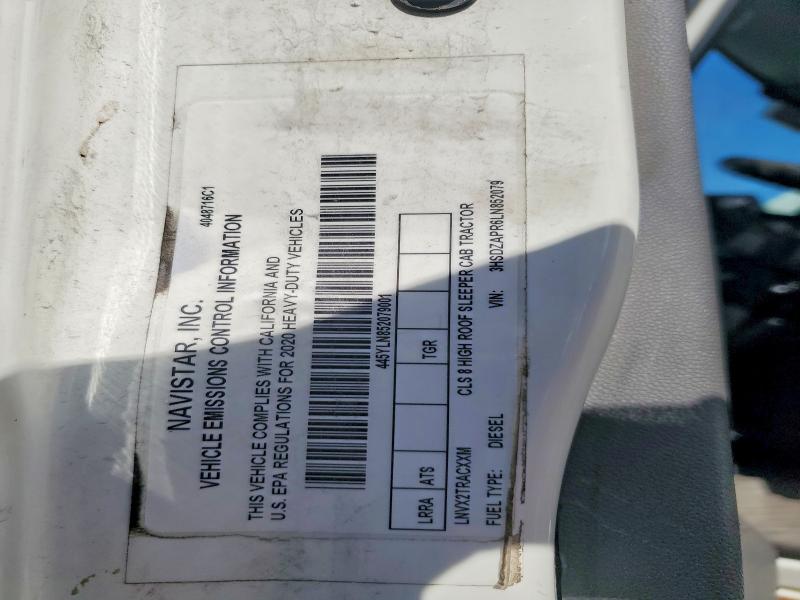 Продажа на аукционе авто 2020 International Lt625, vin: 3HSDZAPR6LN852079, номер лота: 54668656