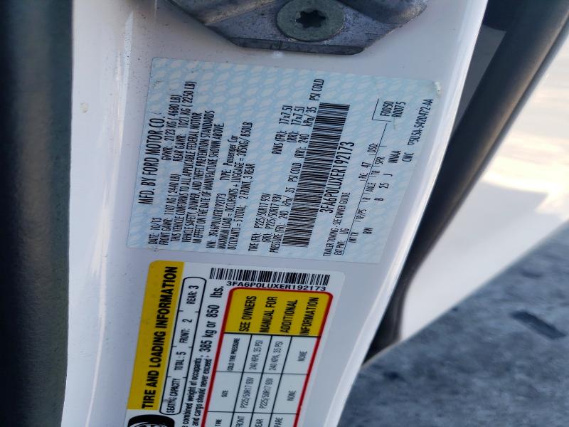 Продажа на аукционе авто 2014 Ford Fusion, vin: 3FA6P0LUXER192173, номер лота: 54728726