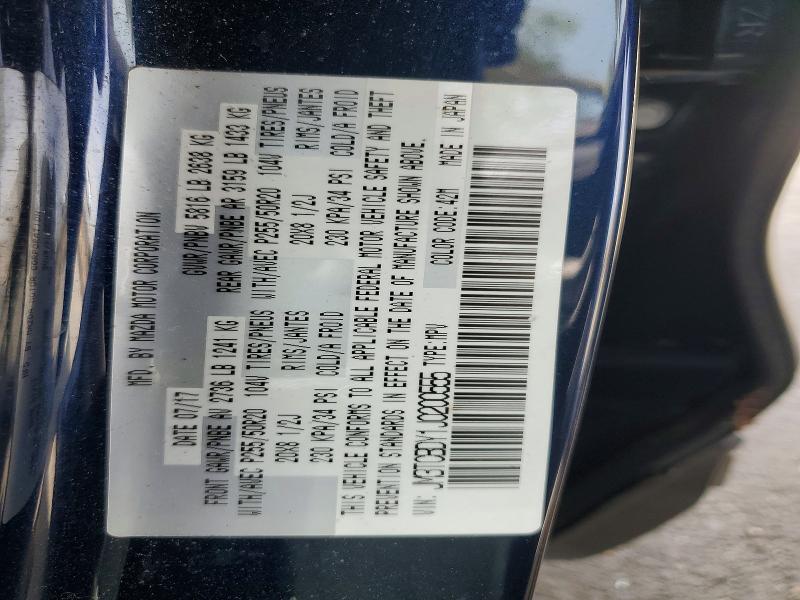 2018 Mazda Cx-9 მანქანა იყიდება აუქციონზე, vin: JM3TCBDY1J0200555, აუქციონის ნომერი: 52082636