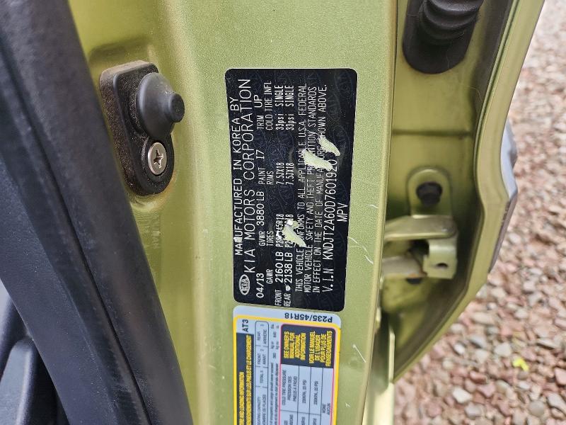 Aukcja sprzedaży 2013 Kia Soul, vin: KNDJT2A60D7601920, numer aukcji: 53102006