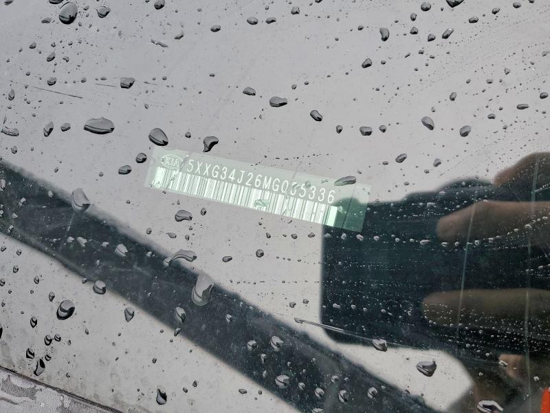 2021 Kia K5 მანქანა იყიდება აუქციონზე, vin: 5XXG34J26MG035336, აუქციონის ნომერი: 55081106