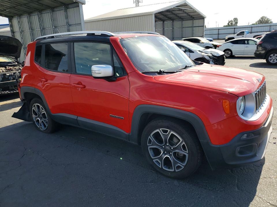 55200616 :رقم المزاد ، ZACCJADT9GPC93616 vin ، 2016 Jeep Renegade مزاد بيع