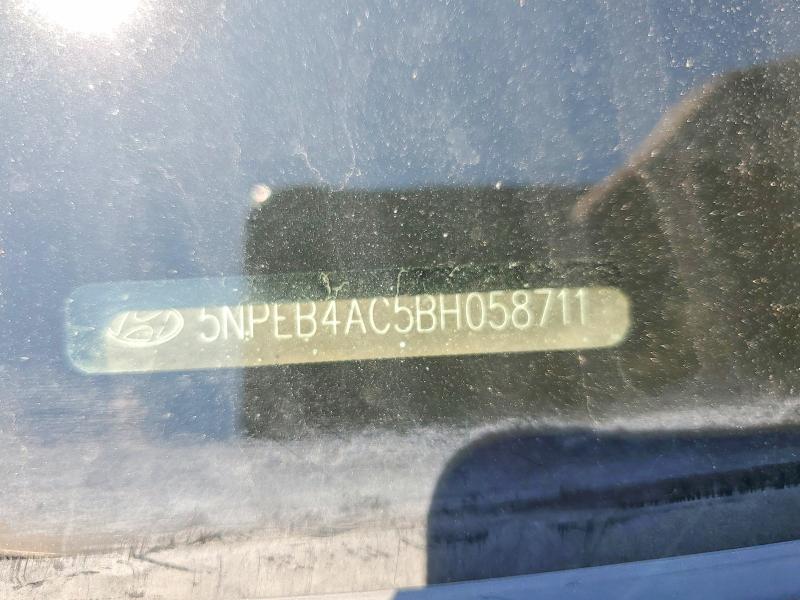 54116446 :رقم المزاد ، 5NPEB4AC5BH058711 vin ، 2011 Hyundai Sonata مزاد بيع