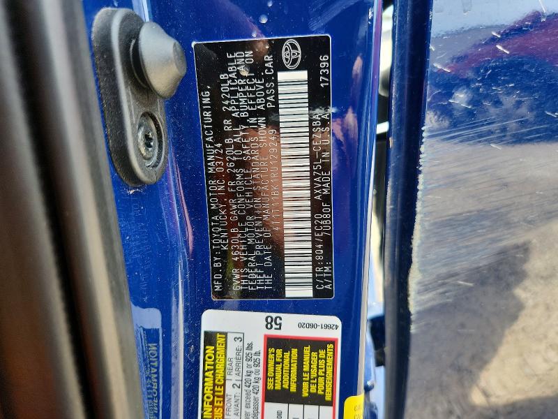 55096936 :رقم المزاد ، 4T1T11BK1RU129249 vin ، 2024 Toyota Camry مزاد بيع