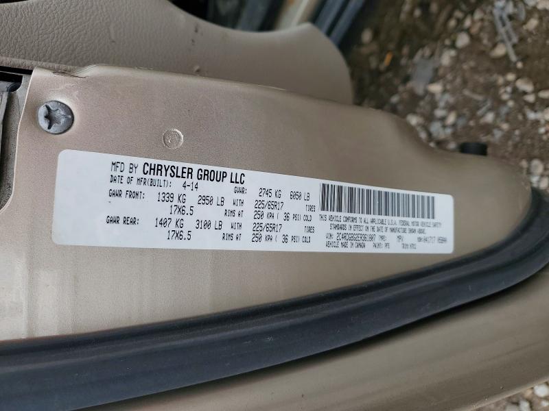 Aukcja sprzedaży 2014 Dodge Grand Caravan, vin: 2C4RDGBG2ER361807, numer aukcji: 52752296