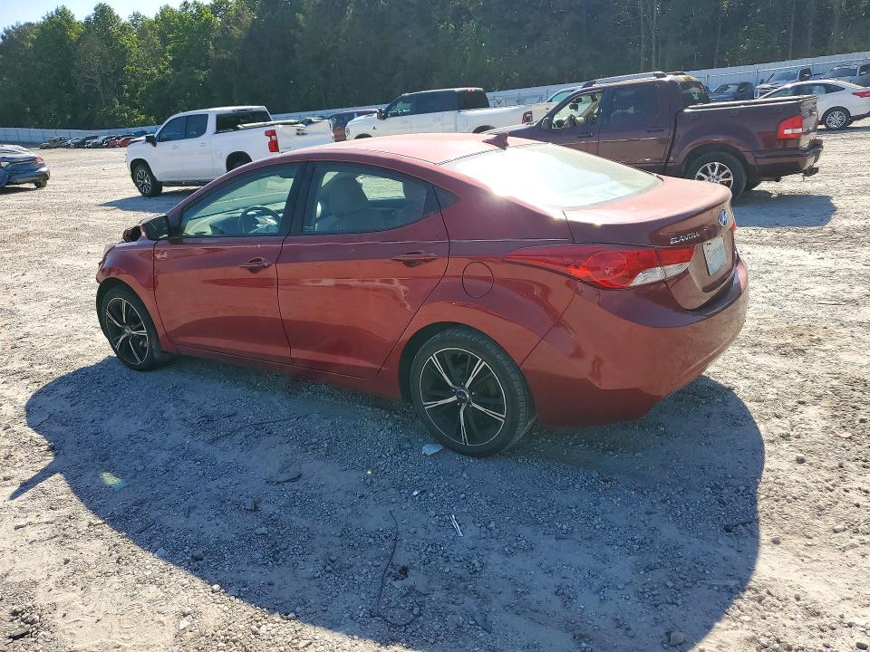 52042766 :رقم المزاد ، 5NPDH4AE6DH244854 vin ، 2013 Hyundai Elantra مزاد بيع
