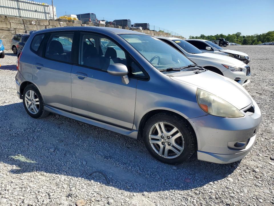 53084166 :رقم المزاد ، JHMGD37637S051147 vin ، 2007 Honda Fit مزاد بيع