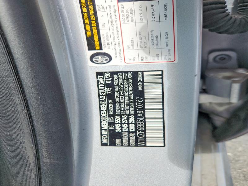 Продаж на аукціоні авто 2020 Mercedes-benz E, vin: W1KZF6BB5LA810767, номер лоту: 55028506