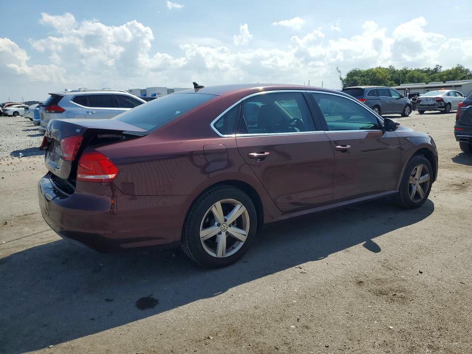 Продаж на аукціоні авто 2012 Volkswagen Passat, vin: 1VWBH7A37CC043091, номер лоту: 51783466