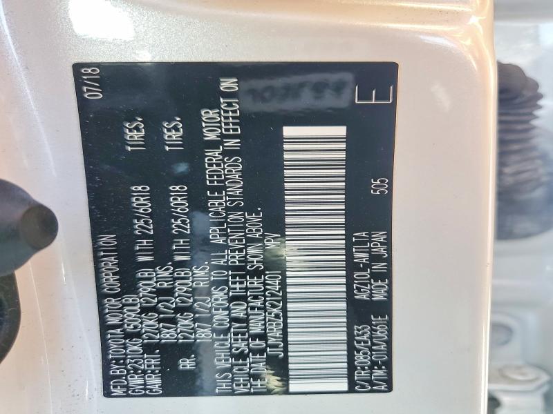 53839306 :رقم المزاد ، JTJYARBZ5K2124401 vin ، 2019 Lexus Nx 300 مزاد بيع