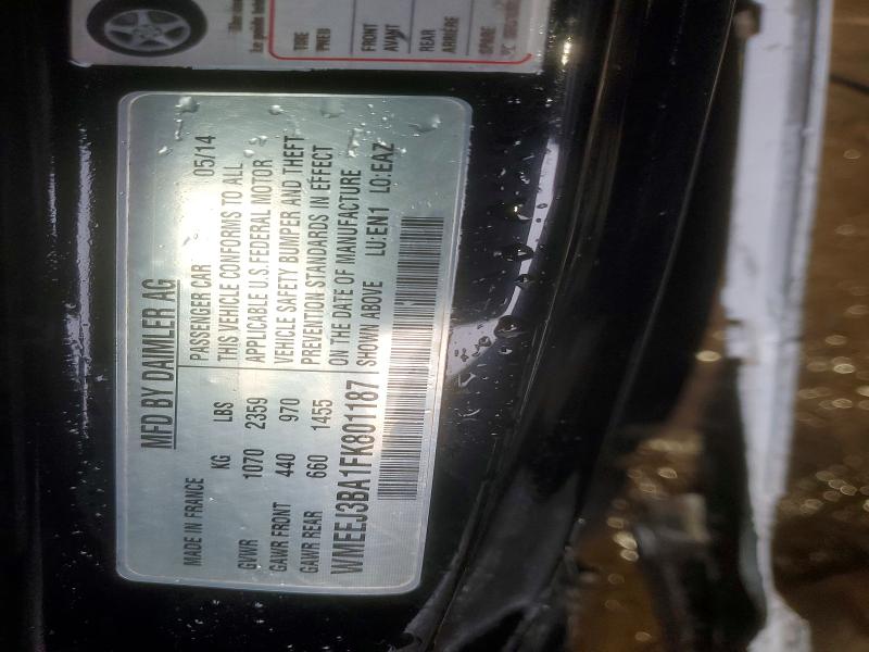 Aukcja sprzedaży 2015 Smart Fortwo, vin: WMEEJ3BA1FK801187, numer aukcji: 54313806