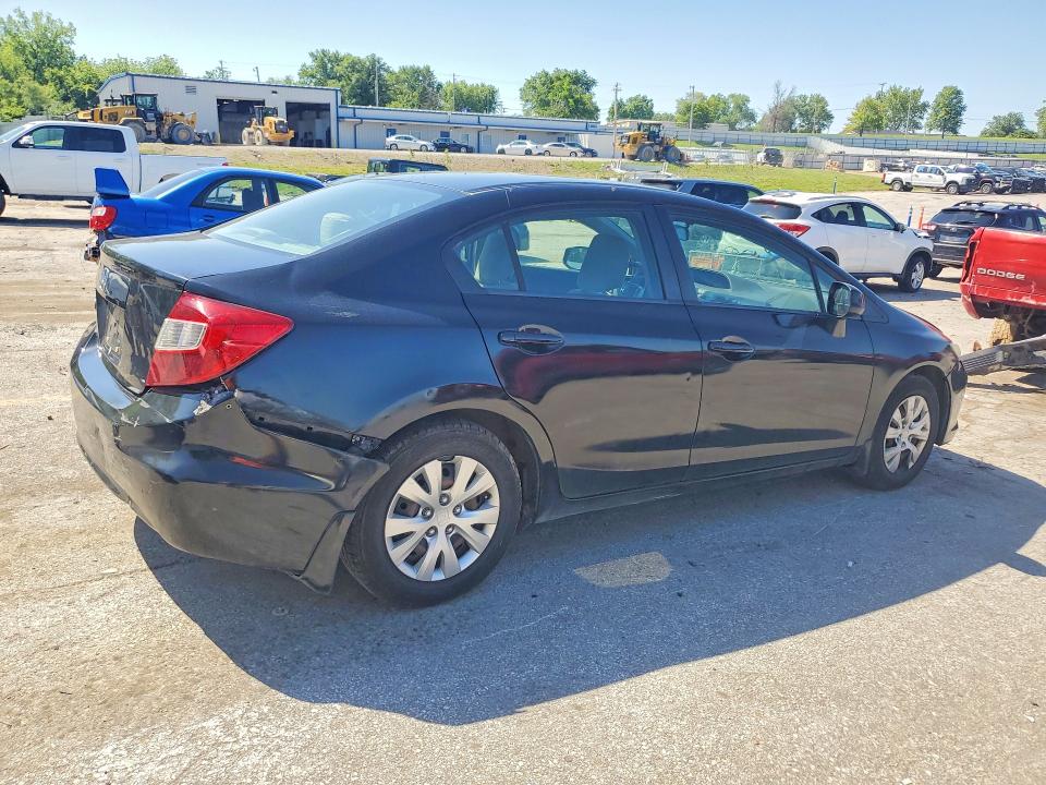 52774256 :رقم المزاد ، 19XFB2F51CE010292 vin ، 2012 Honda Civic مزاد بيع
