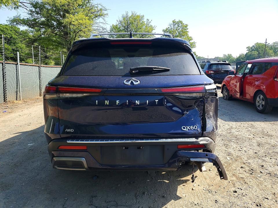2024 Infiniti Qx60 მანქანა იყიდება აუქციონზე, vin: 5N1DL1GS3RC332317, აუქციონის ნომერი: 53953866
