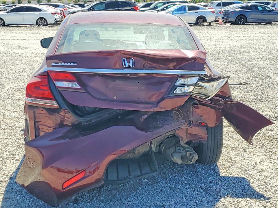 2015 Honda Civic მანქანა იყიდება აუქციონზე, vin: 19XFB2F55FE267783, აუქციონის ნომერი: 54184476