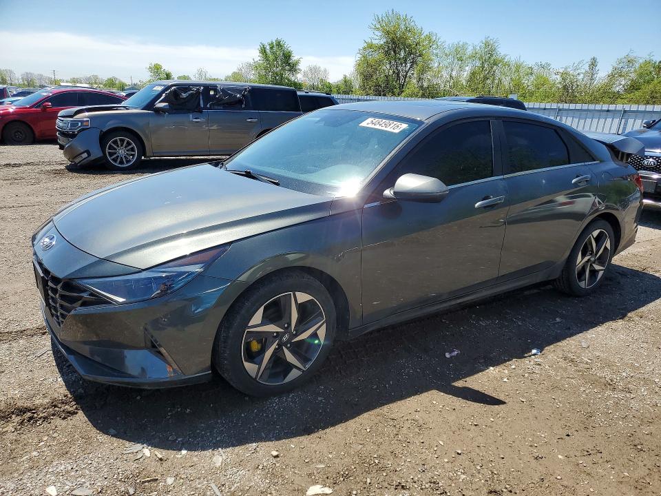 2022 Hyundai Elantra მანქანა იყიდება აუქციონზე, vin: KMHLN4AG3NU361655, აუქციონის ნომერი: 54849816