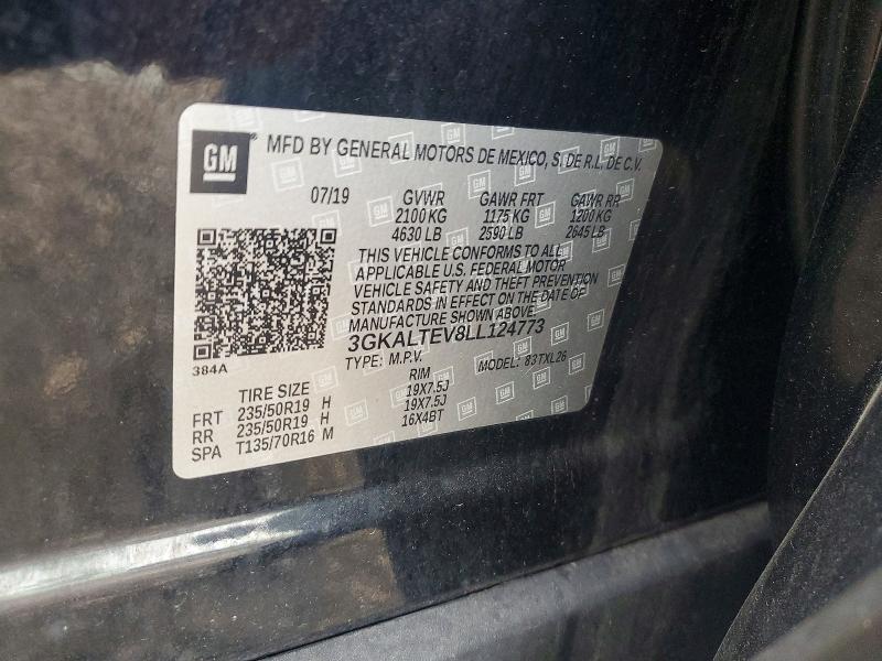 54433676 :رقم المزاد ، 3GKALTEV8LL124773 vin ، 2020 Gmc Terrain مزاد بيع