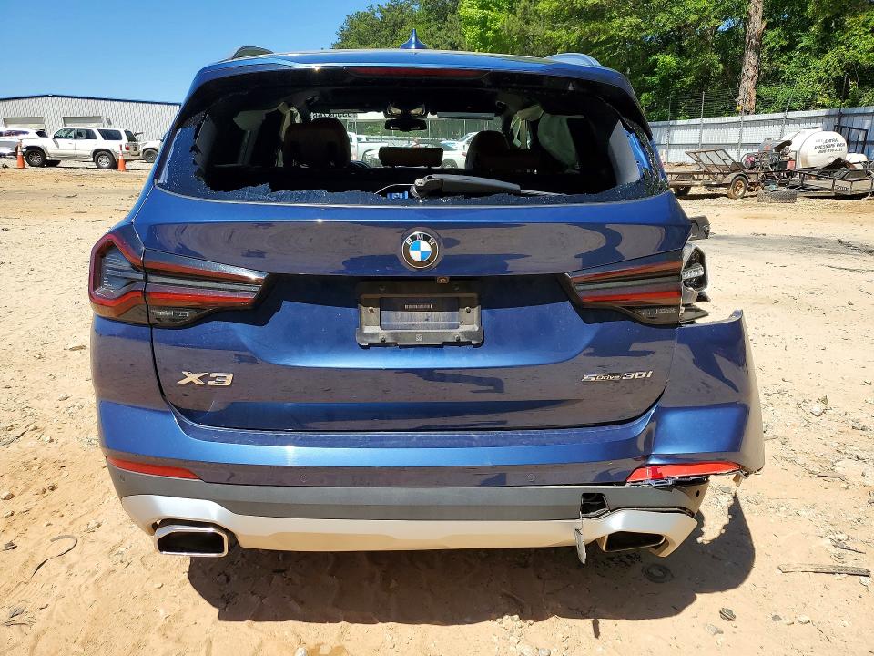 2022 Bmw X3 მანქანა იყიდება აუქციონზე, vin: 5UX43DP08N9H43161, აუქციონის ნომერი: 53554766