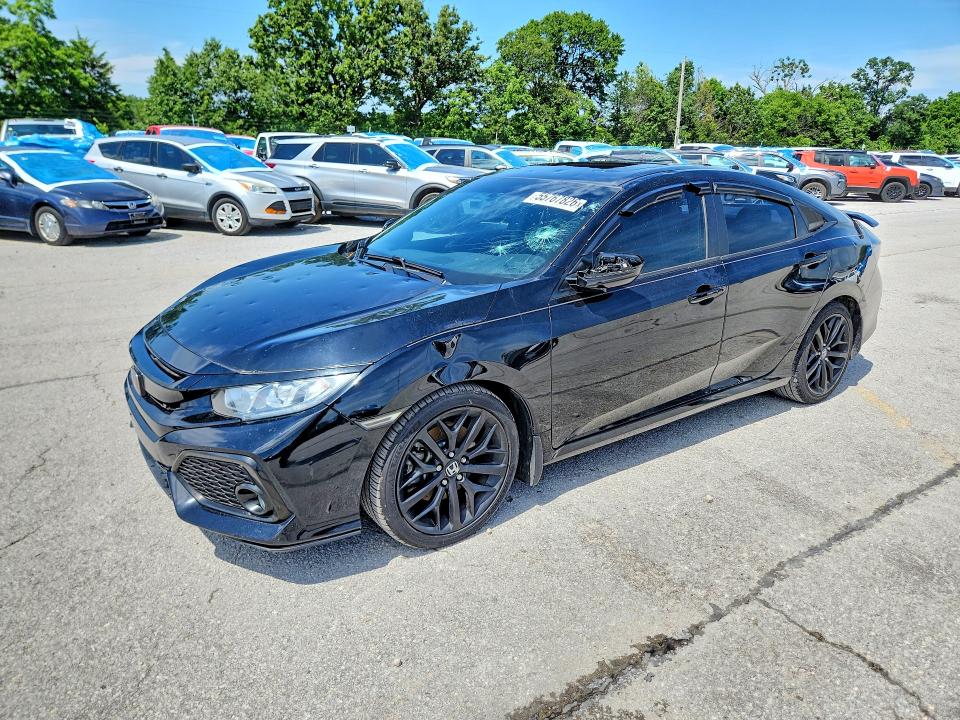 55767826 :رقم المزاد ، 2HGFC1E57KH705843 vin ، 2019 Honda Civic مزاد بيع