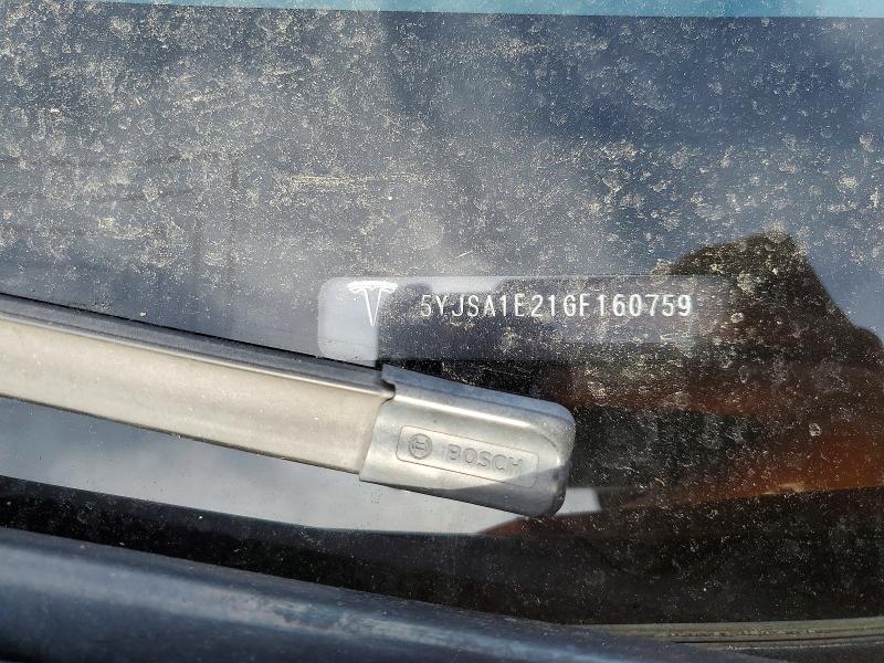 Aukcja sprzedaży 2016 Tesla Model S, vin: 5YJSA1E21GF160759, numer aukcji: 54967916