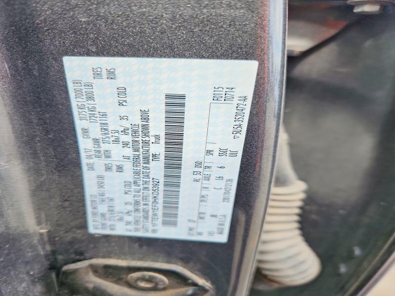 Продажа на аукционе авто 2017 Ford F150, vin: 1FTEW1EF0HKD53927, номер лота: 53223956