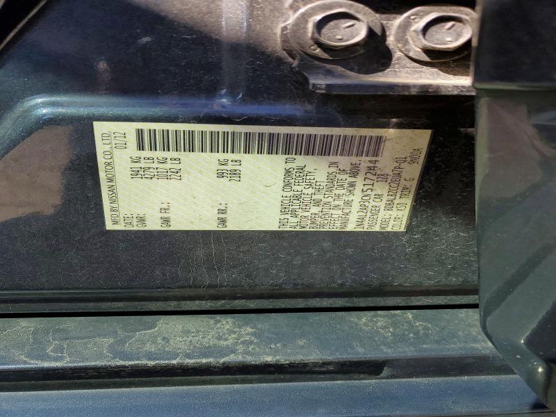 Продажа на аукционе авто 2012 Nissan Altima, vin: 1N4AL2AP3CN517244, номер лота: 52837056