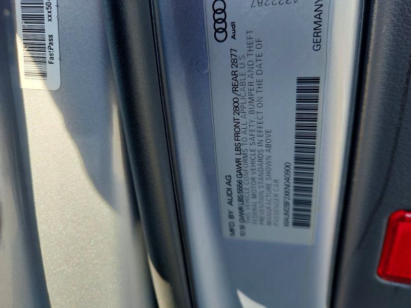 Aukcja sprzedaży 2019 Audi A6, vin: WAUM2BF2XKN040900, numer aukcji: 52015056