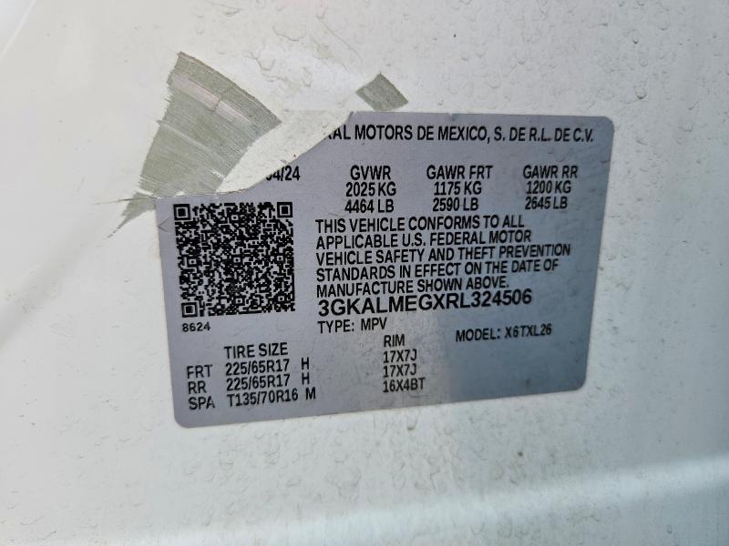 Продажа на аукционе авто 2024 Gmc Terrain, vin: 3GKALMEGXRL324506, номер лота: 52265596