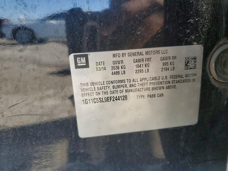 Aukcja sprzedaży 2014 Chevrolet Malibu, vin: 1G11C5SL9EF244128, numer aukcji: 52714286