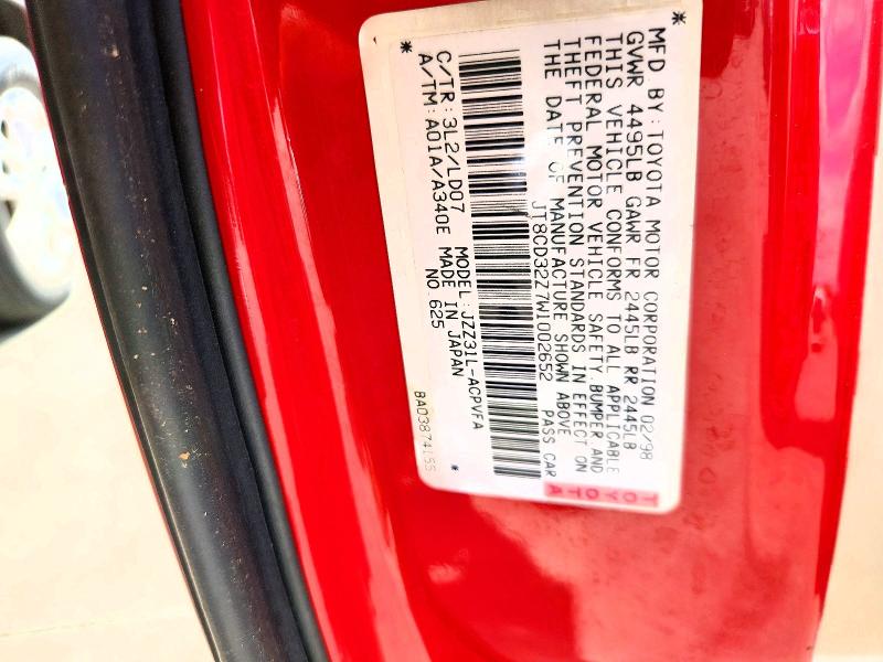Aukcja sprzedaży 1998 Lexus Sc, vin: JT8CD32Z7W1002652, numer aukcji: 53072796