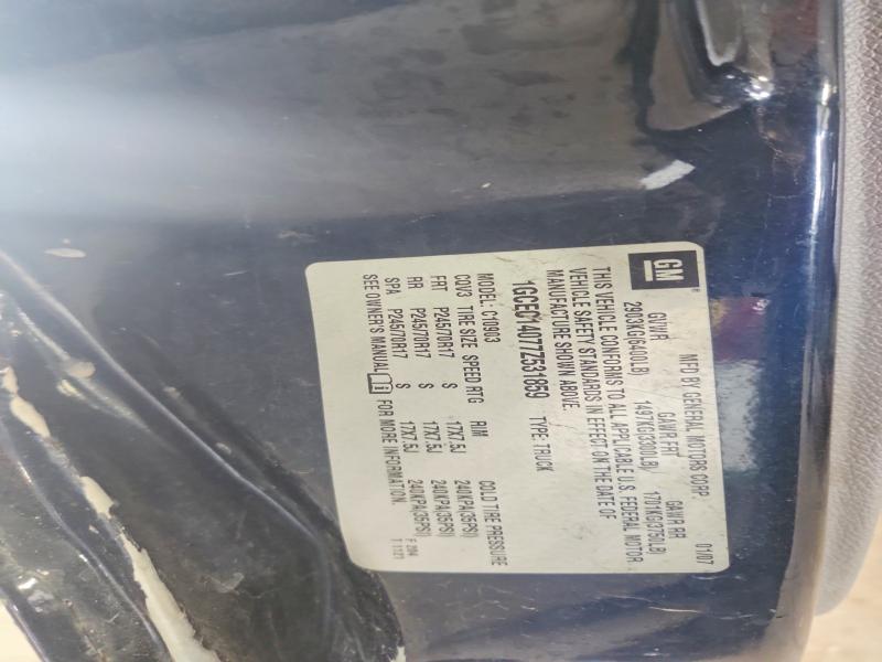 Продаж на аукціоні авто 2007 Chevrolet Silverado, vin: 1GCEC14077Z531859, номер лоту: 53669766