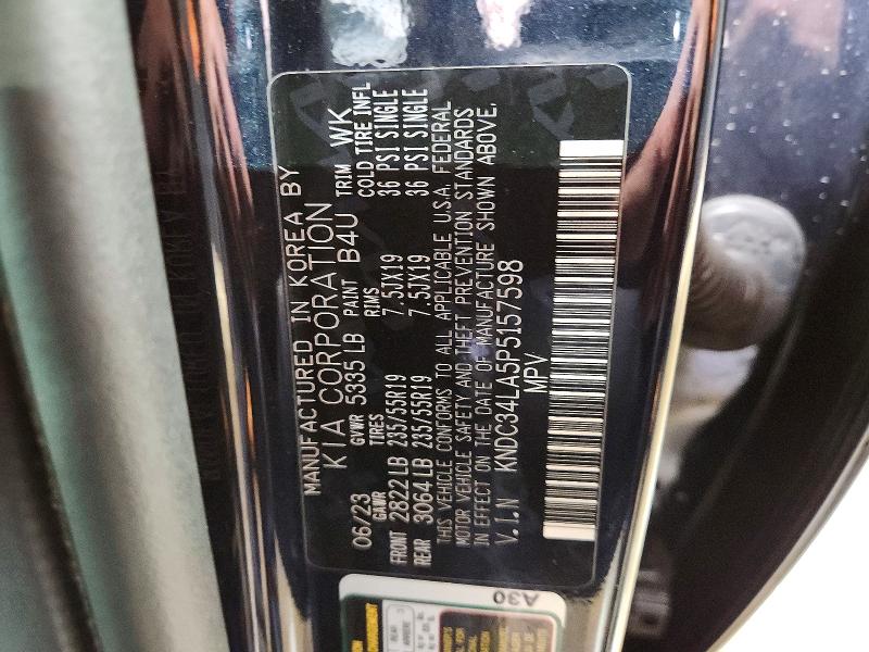Aukcja sprzedaży 2023 Kia Ev6, vin: KNDC34LA5P5157598, numer aukcji: 53156796
