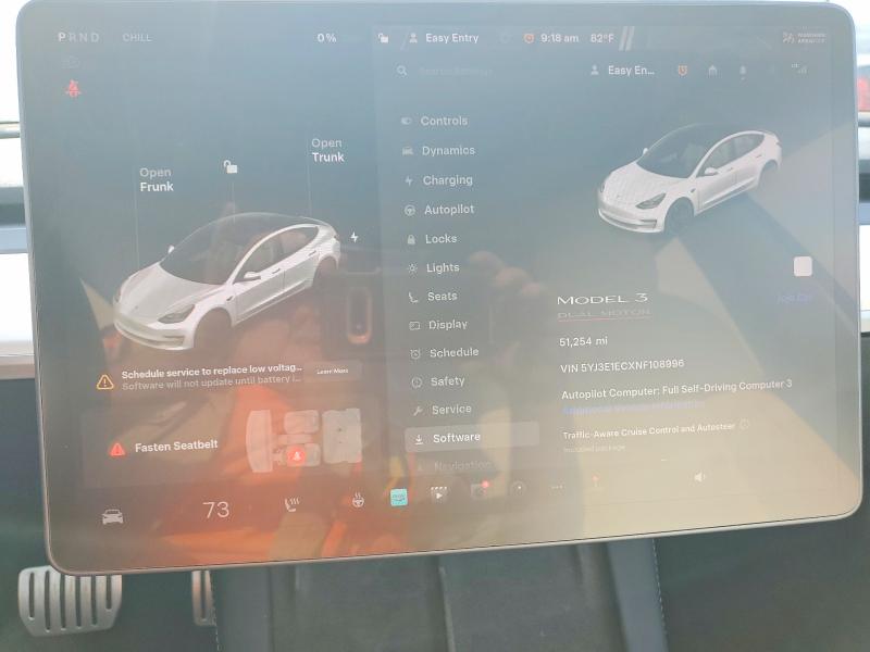 Продажа на аукционе авто 2022 Tesla Model 3, vin: 5YJ3E1ECXNF108996, номер лота: 47950956