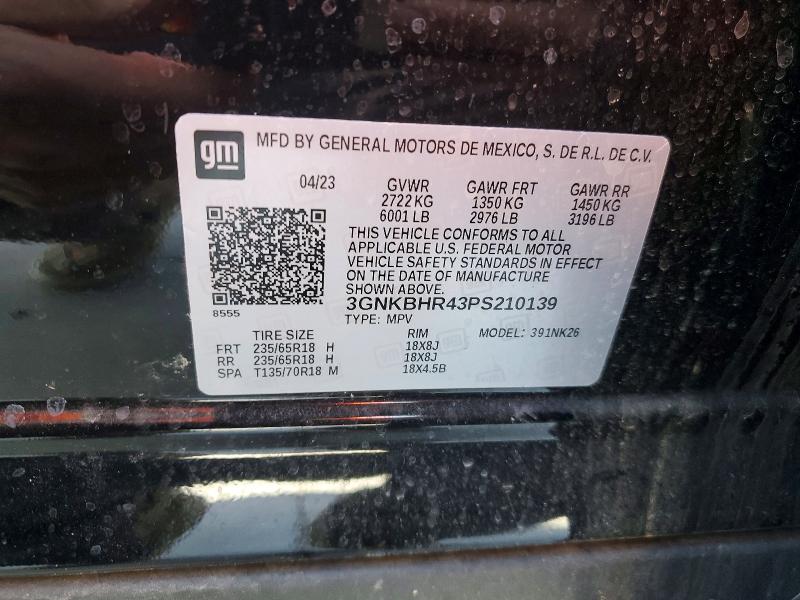 Продаж на аукціоні авто 2023 Chevrolet Blazer, vin: 3GNKBHR43PS210139, номер лоту: 54449076