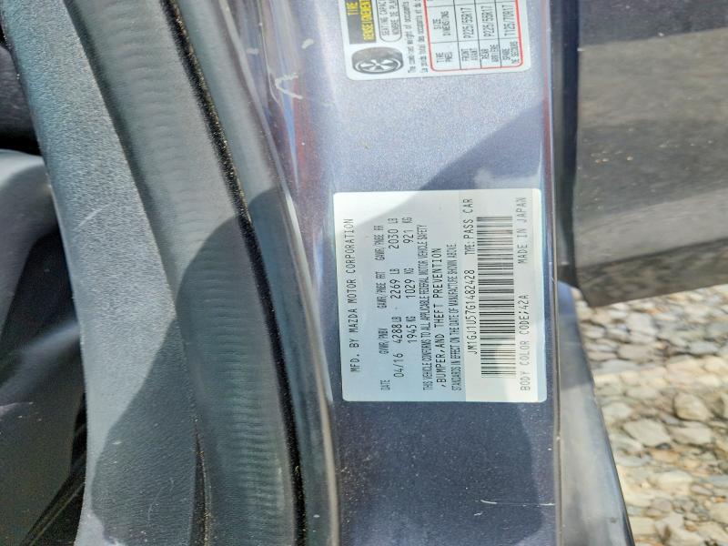 Aukcja sprzedaży 2016 Mazda 6, vin: JM1GJ1U57G1482428, numer aukcji: 54409006