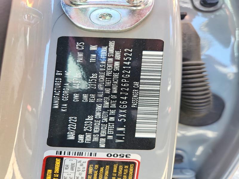 Aukcja sprzedaży 2023 Kia K5, vin: 5XXG64J26PG214522, numer aukcji: 53177856