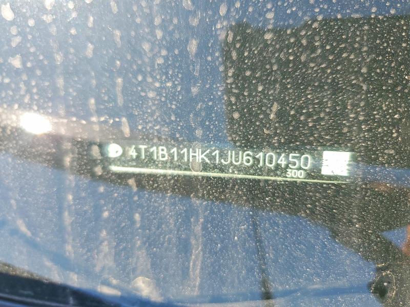 Продаж на аукціоні авто 2018 Toyota Camry, vin: 4T1B11HK1JU610450, номер лоту: 52747376