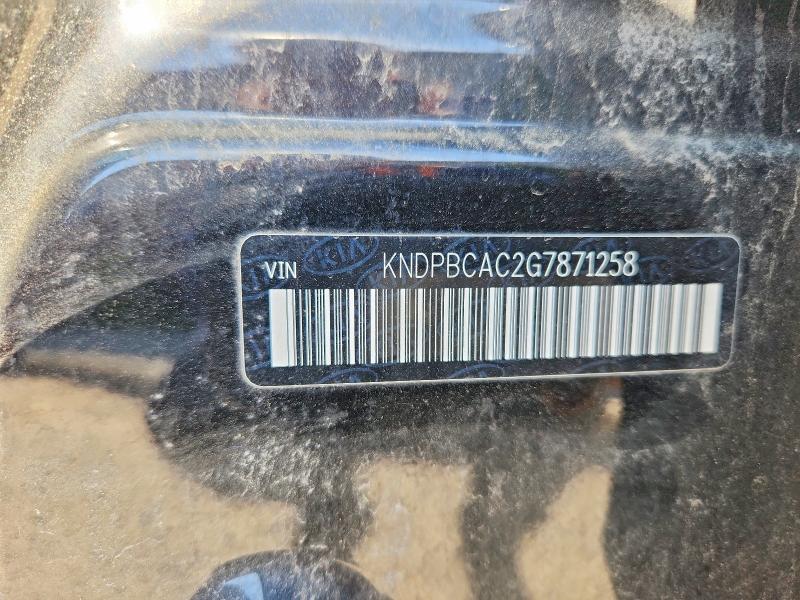 52163876 :رقم المزاد ، KNDPBCAC2G7871258 vin ، 2016 Kia Sportage مزاد بيع