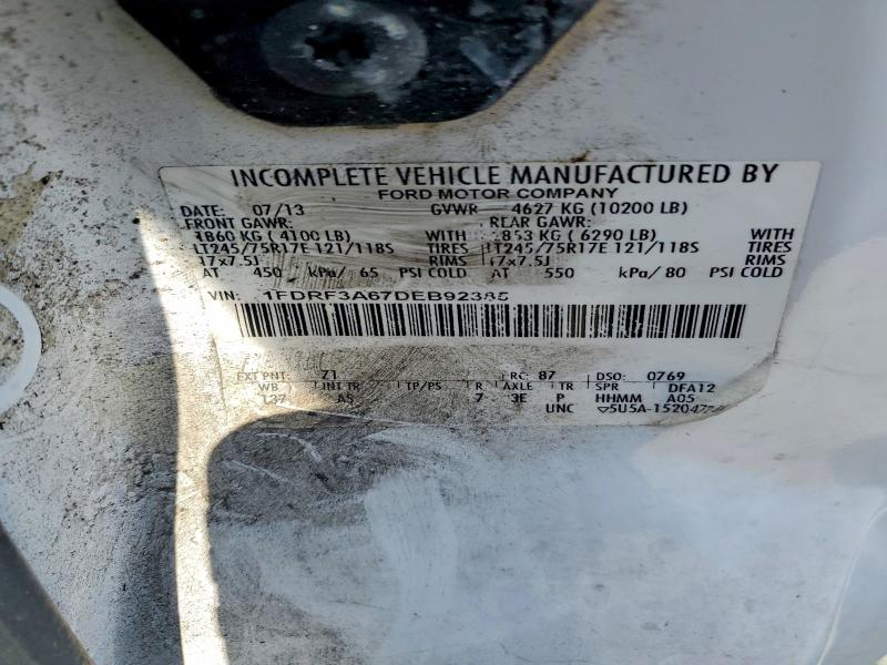 Продажа на аукционе авто 2013 Ford F350, vin: 1FDRF3A67DEB92385, номер лота: 53066216