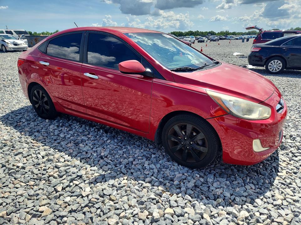 2012 Hyundai Accent მანქანა იყიდება აუქციონზე, vin: KMHCU4AE5CU195301, აუქციონის ნომერი: 54631086