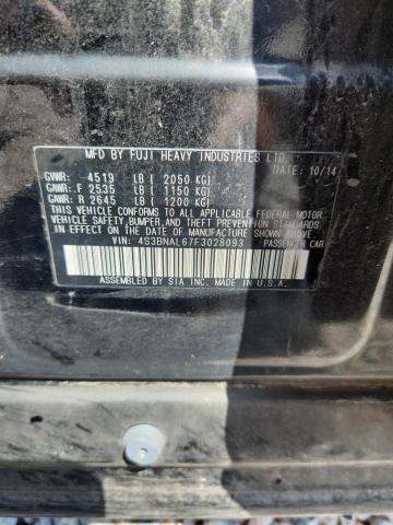 53037816 :رقم المزاد ، 4S3BNAL67F3028093 vin ، 2015 Subaru Legacy مزاد بيع