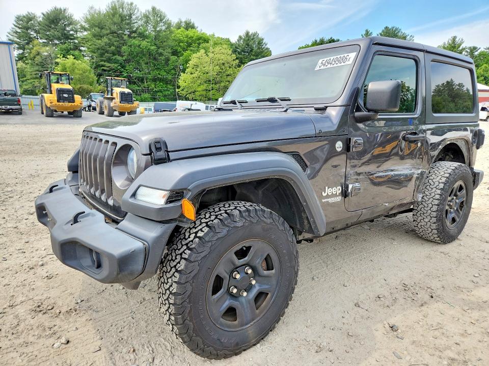 Продаж на аукціоні авто 2019 Jeep Wrangler, vin: 1C4GJXAG3KW557498, номер лоту: 54949986