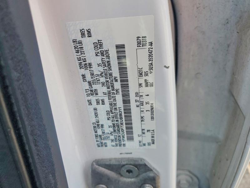 Aukcja sprzedaży 2014 Ford Escape, vin: 1FMCU0F73EUB56311, numer aukcji: 53069786