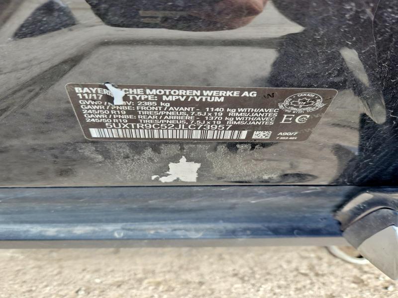 Aukcja sprzedaży 2018 Bmw X3, vin: 5UXTR9C52JLC73957, numer aukcji: 52898346