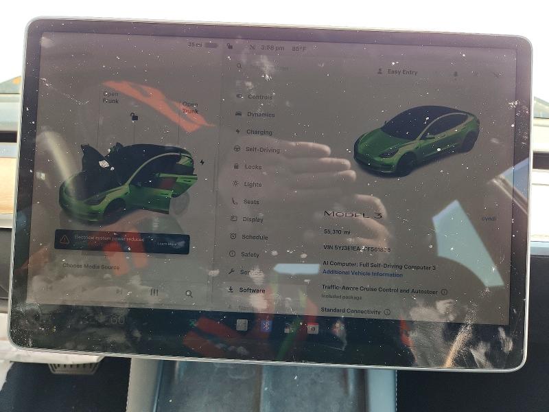 53645286 :رقم المزاد ، 5YJ3E1EA4PF561836 vin ، 2023 Tesla Model 3 مزاد بيع